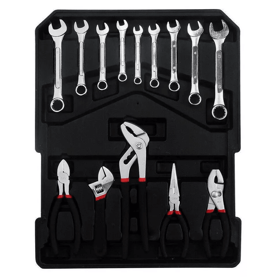 799 PCS Mechanics Tool Set With Wrenches Sockets  Trolley Case Complete Home Auto Repair Kit 4