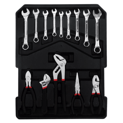 799 PCS Mechanics Tool Set With Wrenches Sockets  Trolley Case Complete Home Auto Repair Kit 4
