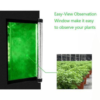 Hydroponic Indoor Grow Tent Mylar Lightproof  Durable 4