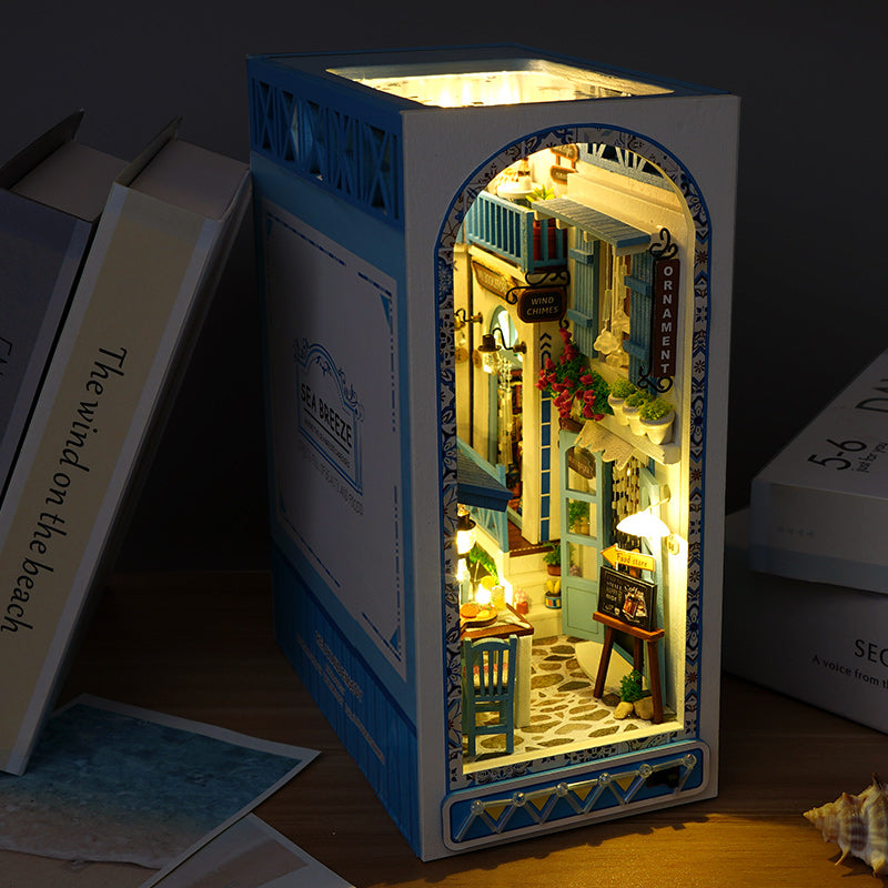 DIY Book Nook Kit Micro Model Bookshelf Decor for Teens  Adults Perfect Gift Idea