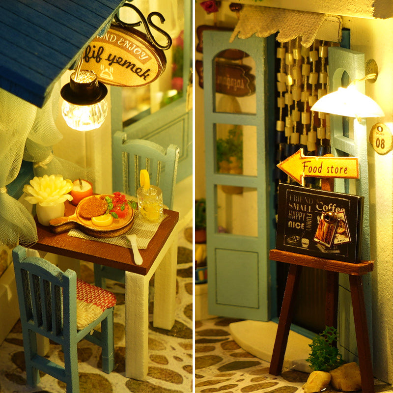 DIY Book Nook Kit Micro Model Bookshelf Decor for Teens  Adults Perfect Gift Idea