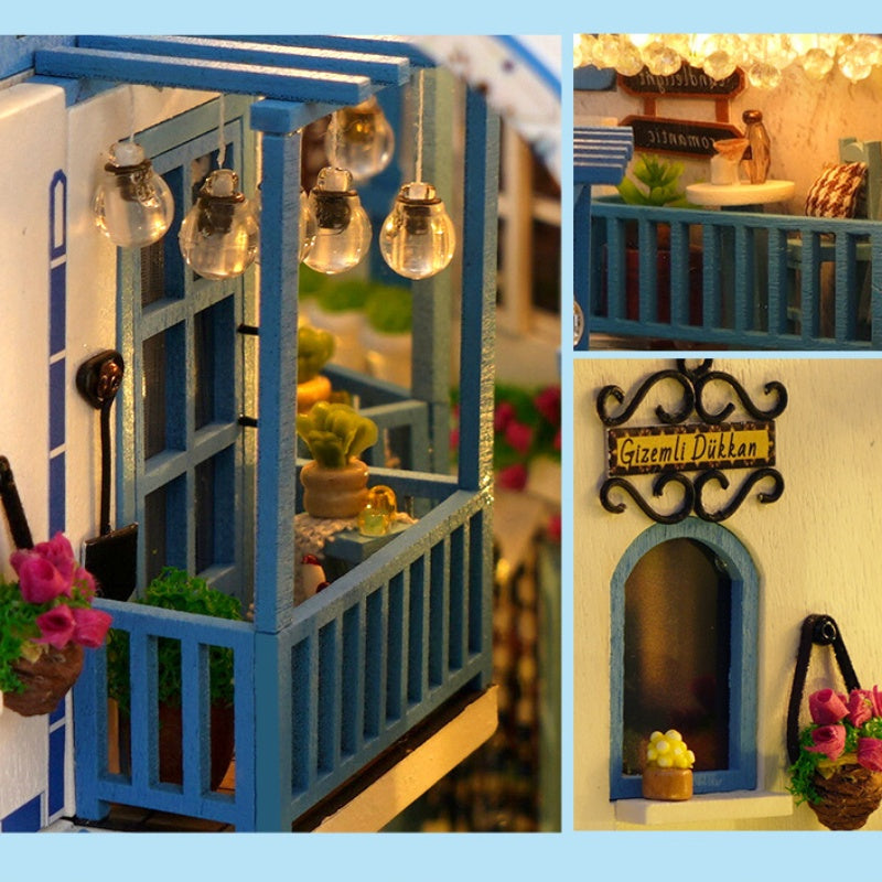 DIY Book Nook Kit Micro Model Bookshelf Decor for Teens  Adults Perfect Gift Idea