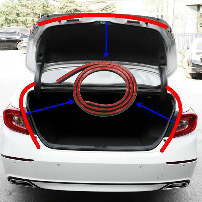 Car Rubber Door Seal Strip Big D Weatherproof Automotive Door Sealing Strip For Noise Insulation  P 2