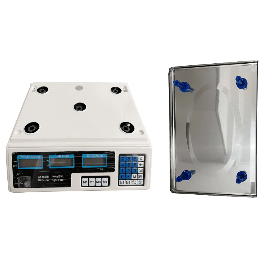88LB 40KG Digital Price Computing Scale  Commercial Food Meat Produce Deli Weighing Dual LCD Displa 9
