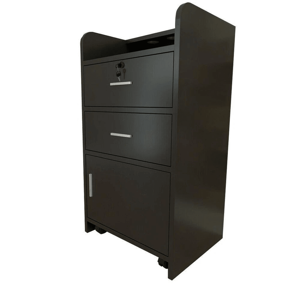 3Layer Rolling Salon Cabinet Trolley  Stylist Station Equipment For Spa  Beauty Professionals 3