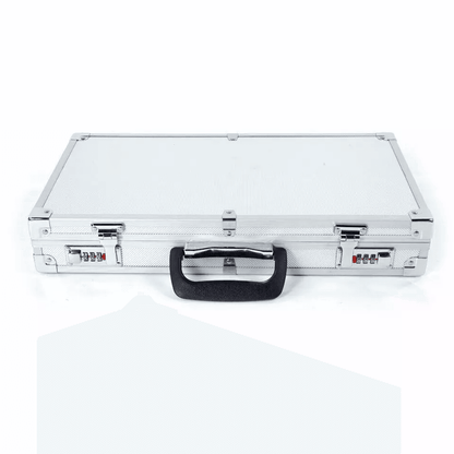 Aluminum Portable Handgun Safe Box Lockable Pistol Case With Foam Liner 4