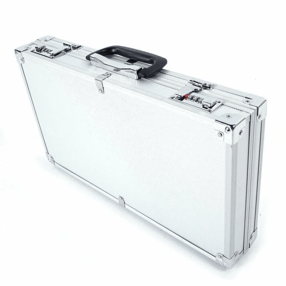 Aluminum Portable Handgun Safe Box Lockable Pistol Case With Foam Liner 3