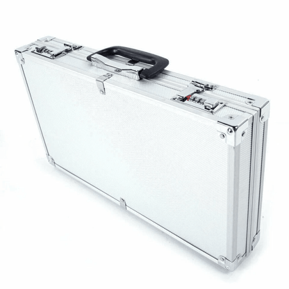 Aluminum Portable Handgun Safe Box Lockable Pistol Case With Foam Liner 3