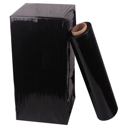 8 Rolls 18 X 1500 80 Gauge Black Pallet Wrap Stretch Film Hand Shrink Wrap  Heavy Duty Industrial S 4