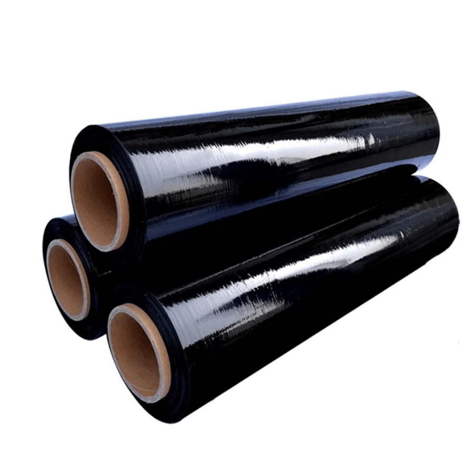 8 Rolls 18 X 1500 80 Gauge Black Pallet Wrap Stretch Film Hand Shrink Wrap  Heavy Duty Industrial S 5