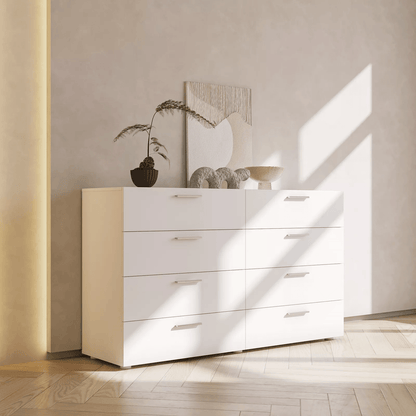 8 Drawer Dresser For Bedroom Wooden Storage Cabinet Chest Organizer 1