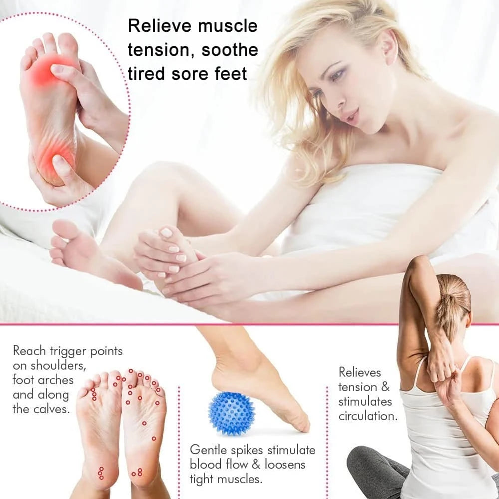 Peanut Massage Ball Deep Tissue Massager For Back Neck Shoulder Spine Legs  Hips Trigger Point Musc 2