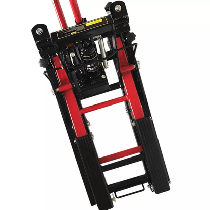 Hydraulic Motorcycle Dirt Bike ATV Scissor Lift Jack Hoist Stand  1500lb Capacity  HeavyDuty Steel  4