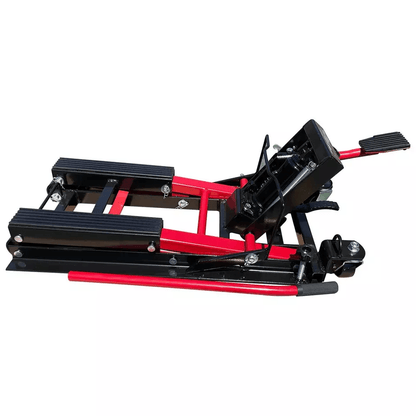Hydraulic Motorcycle Dirt Bike ATV Scissor Lift Jack Hoist Stand  1500lb Capacity  HeavyDuty Steel  1