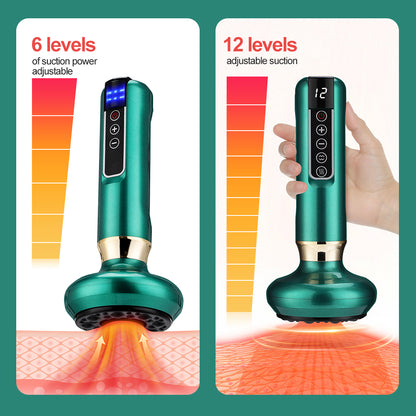 Smart Vacuum Massager For Gua Sha  Cupping Wireless AntiCellulite Infrared Heat Slimming And Detox  1
