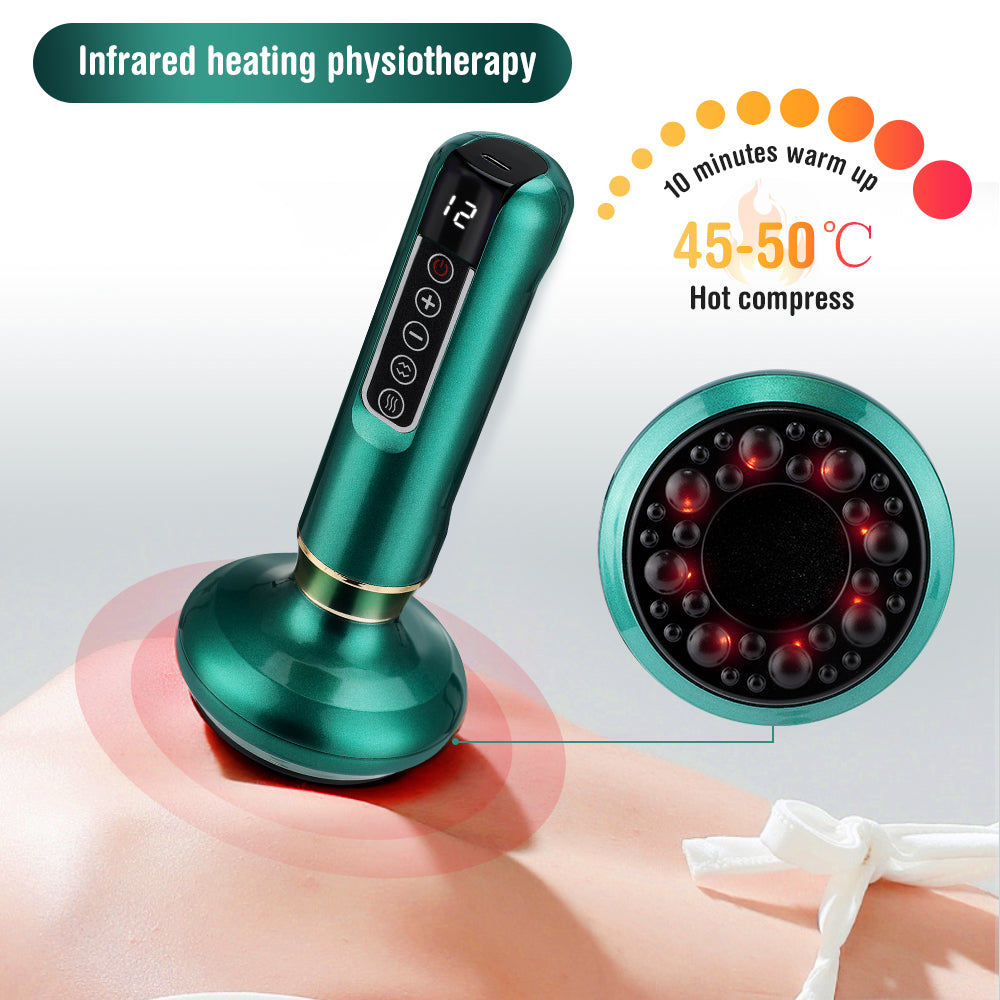 Smart Vacuum Massager For Gua Sha  Cupping Wireless AntiCellulite Infrared Heat Slimming And Detox  2