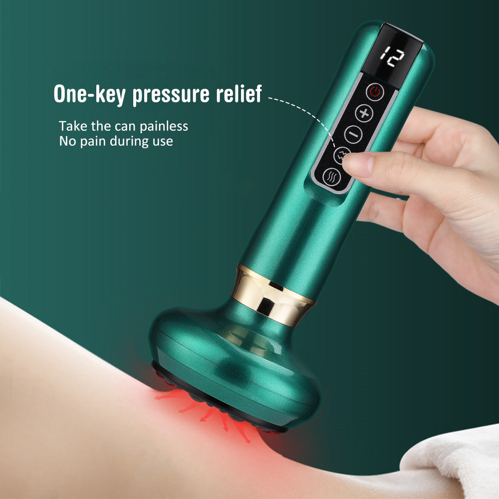 Smart Vacuum Massager For Gua Sha  Cupping Wireless AntiCellulite Infrared Heat Slimming And Detox  5