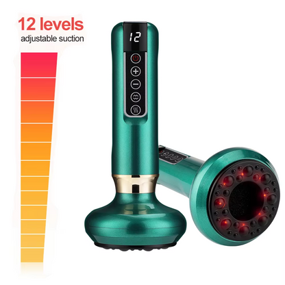 Smart Vacuum Massager For Gua Sha  Cupping Wireless AntiCellulite Infrared Heat Slimming And Detox  6