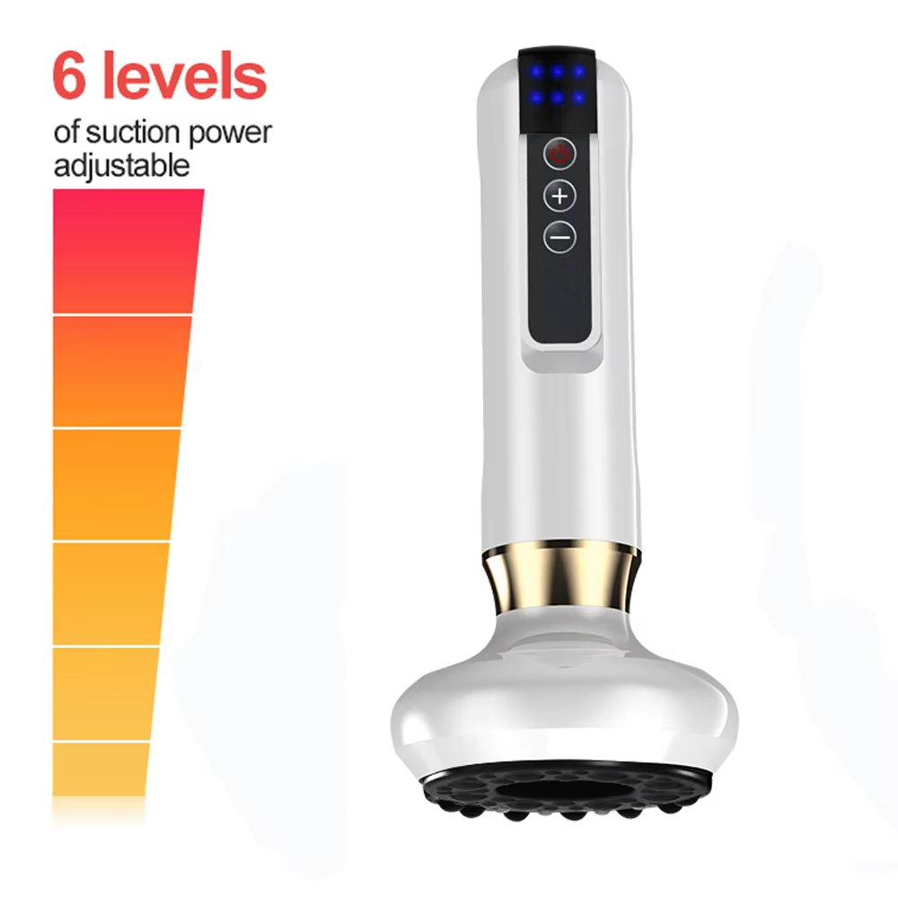Smart Vacuum Massager for Gua Sha & Cupping, Wireless Anti-Cellulite, Infrared Heat Slimming, and Detox Therapy