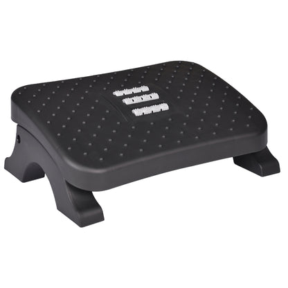 Ergonomic Under Desk Footrest with Massage Rollers Pain Relief Leg Rest for Home Office Posture Cor