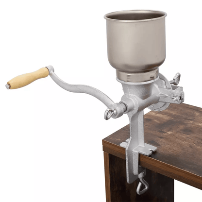 Corn Mill Grinder Manual Hand Crank Grain Oats Wheat Corn Grinder  Home  Commercial Use 7