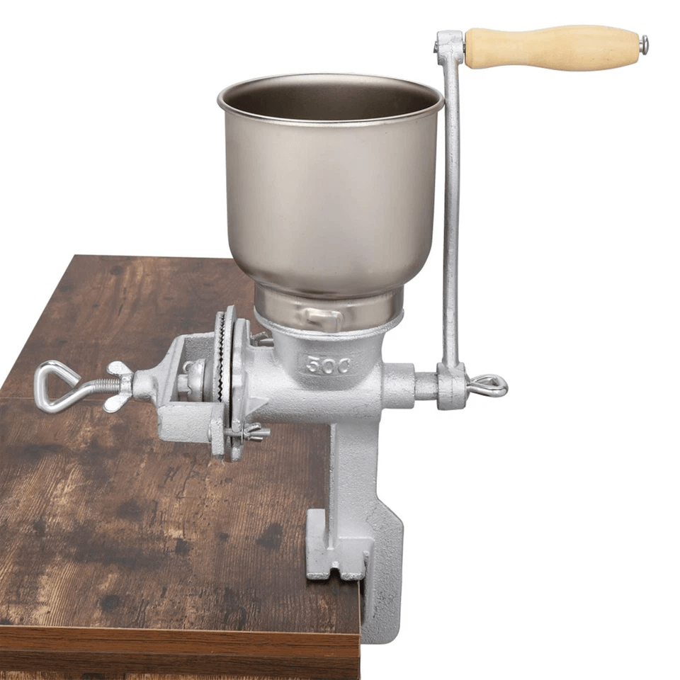 Corn Mill Grinder Manual Hand Crank Grain Oats Wheat Corn Grinder  Home  Commercial Use 2