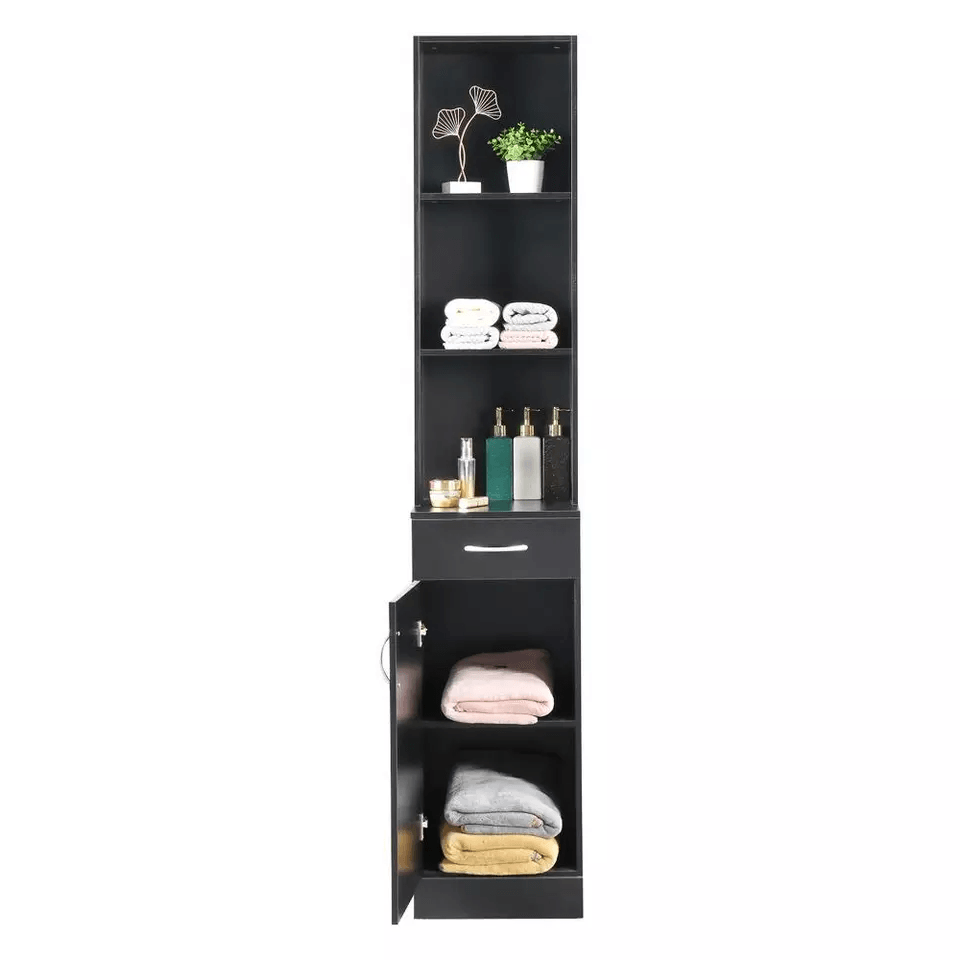 NEW Salon Cabinet Hair Styling Station Barber Shelf Table With Storage For Spa Equipment 2