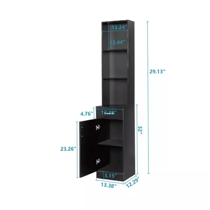 NEW Salon Cabinet Hair Styling Station Barber Shelf Table With Storage For Spa Equipment 4