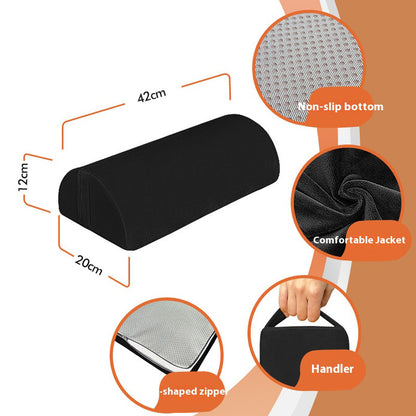 Comfortable Memory Foam Footrest AntiSlip Foot Stool for Under Desk Support at Work or Home