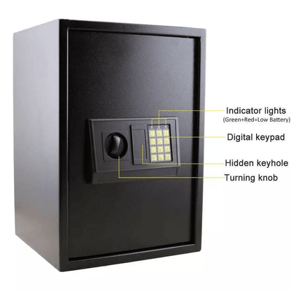 Home Digital Electronic Keypad Lock Depository Safe Box  Steel Security Gun Lock Compact  Durable 2