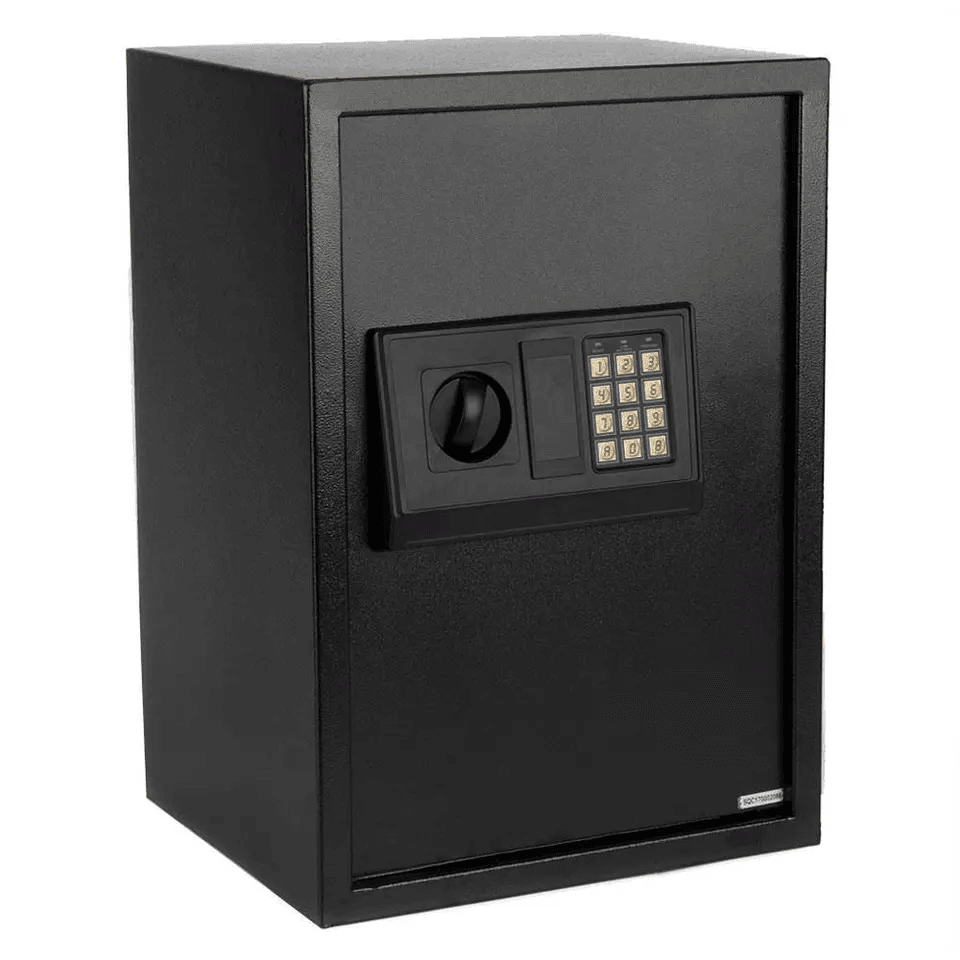 Home Digital Electronic Keypad Lock Depository Safe Box – Steel Security Gun Lock, Compact & Durable