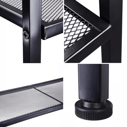 4 Tier Leaning Ladder Shelf Bookcase Sturdy Bookshelf Storage Shelves Unit Organizer For Home Offic 8