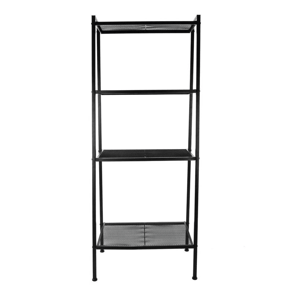 4 Tier Leaning Ladder Shelf Bookcase Sturdy Bookshelf Storage Shelves Unit Organizer For Home Offic 5