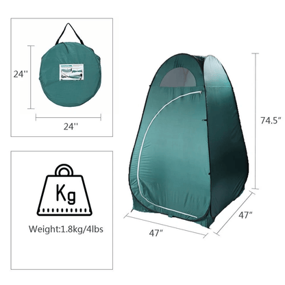 Portable Pop Up Toilet  Shower Tent Outdoor Changing Room Shelter 5