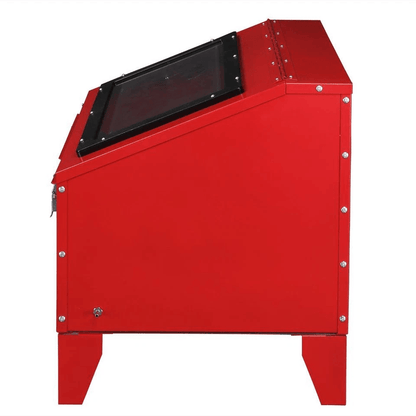 40 Gallon Cabinet Bench Top Air Sandblasting Kit With Gun  4 Nozzles  Portable Steel Sandblaster 3