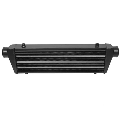 Universal Intercooler Piping Kit W TBolt Clamps  Couplers Black Performance Turbo Set 2