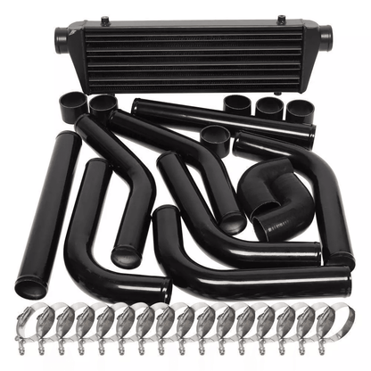 Universal Intercooler Piping Kit w/ T-Bolt Clamps & Couplers, Black Performance Turbo Set