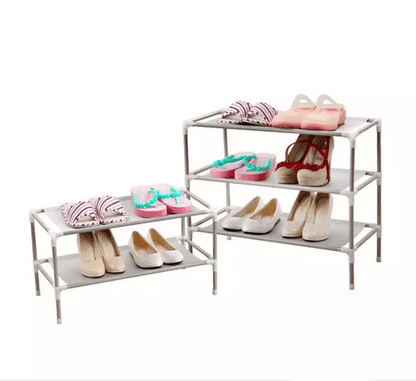 3 Tier Shoe Rack Organizer For Closet Storage  Holds 9 Pairs Of Shoes Standing Shoes Shelves For En 1