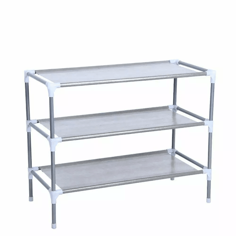 3 Tier Shoe Rack Organizer For Closet Storage  Holds 9 Pairs Of Shoes Standing Shoes Shelves For En 3