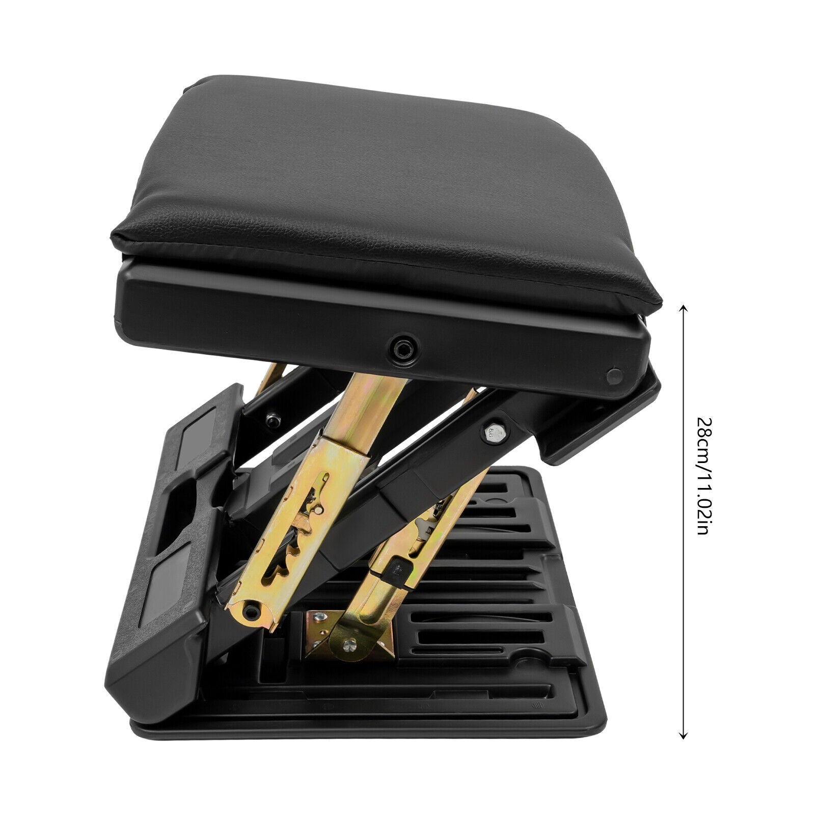 Portable Ergonomic Footstool Adjustable Height for Office Home  Travel