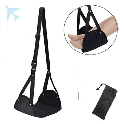 Comfort Airplane Footrest Hammock Premium Memory Foam Travel  Office Under Desk Foot Rest