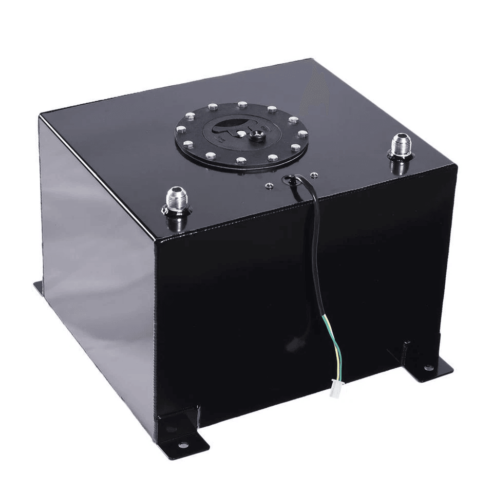 Gallon Aluminum Racing Drift Strip Fuel Cell Gas Tank with Level Sender, Lightweight, Durable, Anti-Slosh Design