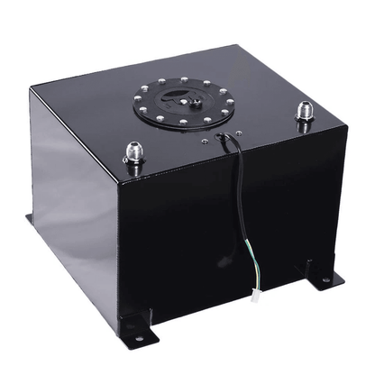Gallon Aluminum Racing Drift Strip Fuel Cell Gas Tank with Level Sender, Lightweight, Durable, Anti-Slosh Design
