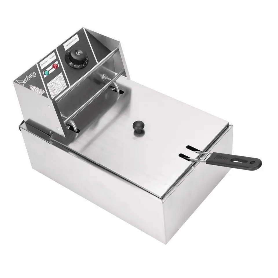 Electric Deep Fryer Commercial Stainless Steel Fryer For Restaurant  Home Use Countertop Frying Mac 1