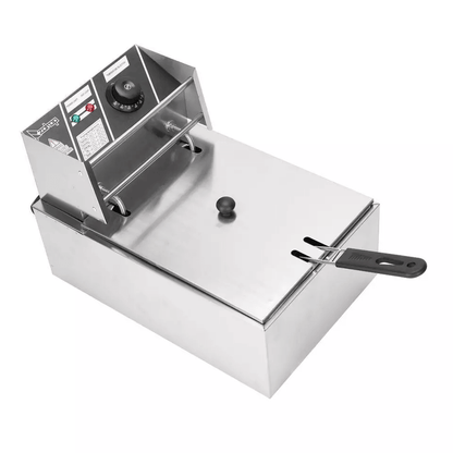 Electric Deep Fryer Commercial Stainless Steel Fryer For Restaurant  Home Use Countertop Frying Mac 1