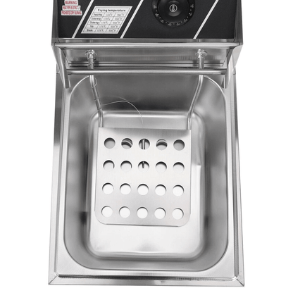 Electric Deep Fryer Commercial Stainless Steel Fryer For Restaurant  Home Use Countertop Frying Mac 6