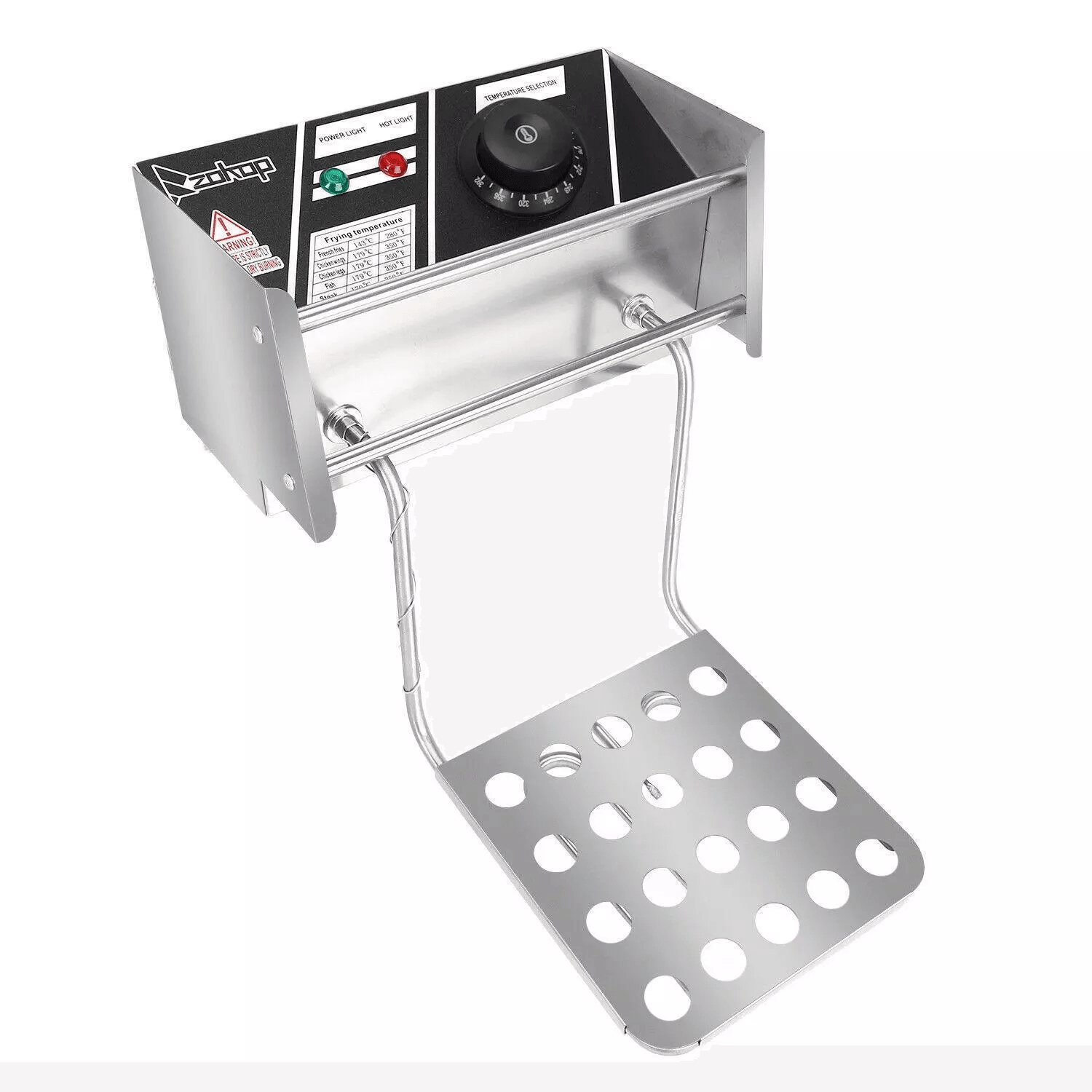 Electric Deep Fryer Commercial Stainless Steel Fryer For Restaurant  Home Use Countertop Frying Mac 8