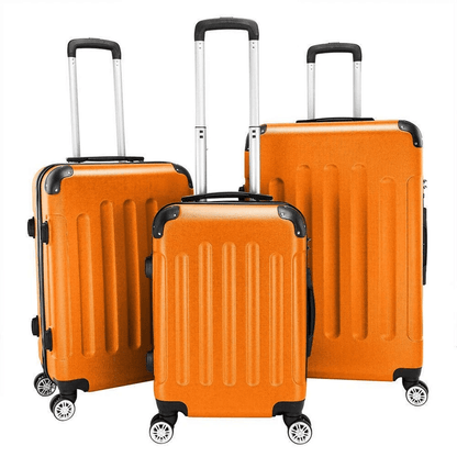 Durable ABS Spinner Luggage Set Trolley Suitcases With TSAApproved Locks 1