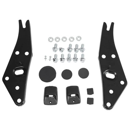 HeavyDuty Steel Rear Bumper Assembly Fits Tacoma Black Finish Direct Replacement 1