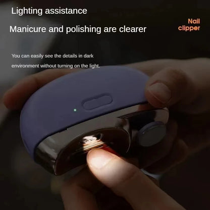 Automatic Electric Nail Grinder – Multifunctional Nail Clipper with Smooth Polishing & Portable Design